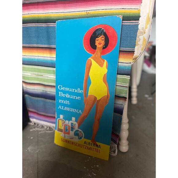 1960s retro sign, advertising, mod, retro, German, Berlin, beauty, bikini - Picture 9 of 13